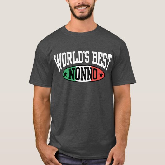 T-shirt Le meilleur Nonno du monde (Devant)