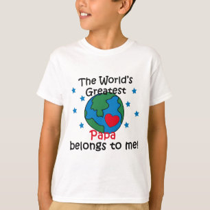 T-shirt Le meilleur papa appartient à moi