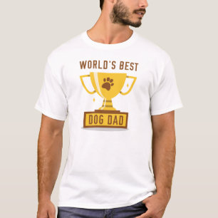 T-shirt Le meilleur papa de chien du monde
