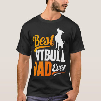 T-shirt Le meilleur papa de Pitbull jamais