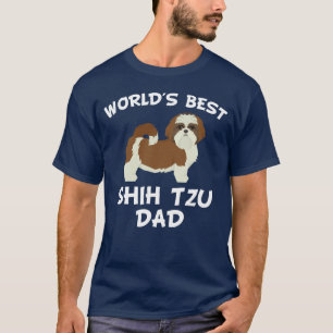 T-shirt Le meilleur papa de Shih Tzu du monde