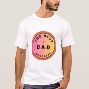 T-shirt Le meilleur papa depuis 2025