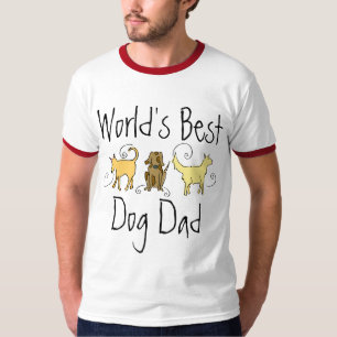 T-shirt Le meilleur papa du chien du monde
