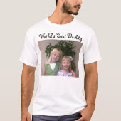 T-shirt Le meilleur papa du monde (Devant)