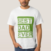 T-shirt Le meilleur papa JAMAIS (Devant)