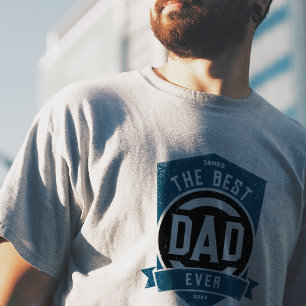 T-shirt Le meilleur papa jamais moderne cadeau de Fête des