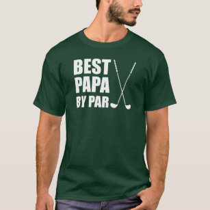 T-shirt Le meilleur papa par jouer au golf de pair