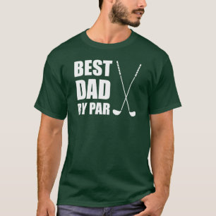 T-shirt Le meilleur papa par jouer au golf de pair