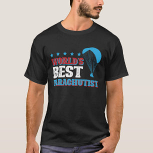 T-shirt Le meilleur parachutiste du monde
