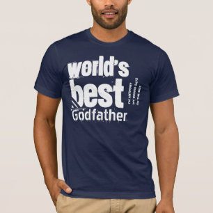 T-shirt Le meilleur parrain du monde ou tout rôle de
