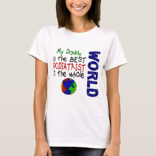 T-shirt Le meilleur pédicure en monde 2 (papa)