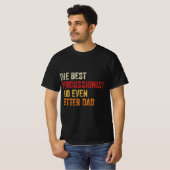 T-shirt Le Meilleur Percussionniste Et Encore Mieux Papa (Devant entier)