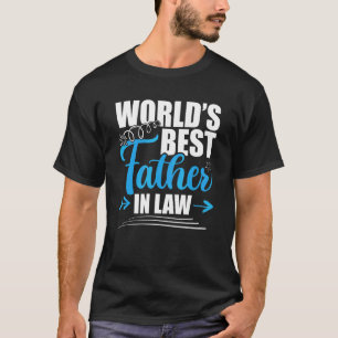 T-shirt Le Meilleur Père Du Monde En Droit Fil Grand Père