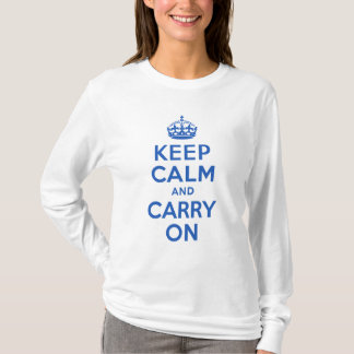 T-shirt Le meilleur prix gardent le calme et continuent le