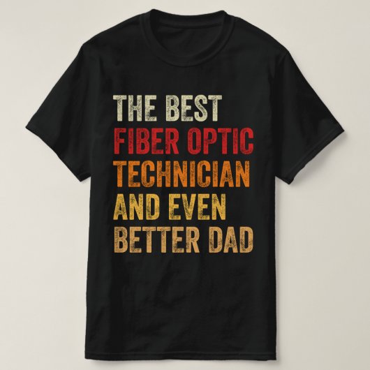 T-shirt Le Meilleur Technique Optique Fibre Et Encore Mieu (Design devant)