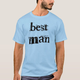 T-shirt Le meilleur texte de noir d'homme