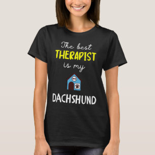 T-shirt Le Meilleur Thérapeute Est Mon Idée Dachshund Dach