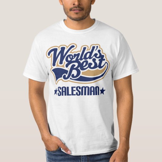 T-shirt Le meilleur vendeur des mondes (Devant)