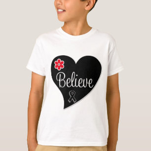 T-shirt Le mélanome croient le coeur