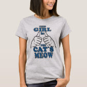 T-shirt Le Meow Graphic Tee du chat (Devant)