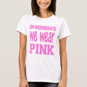 T-shirt le mercredi nous portons le rose