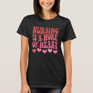 T-shirt Le métier d'infirmière est un travail de cœur Fill