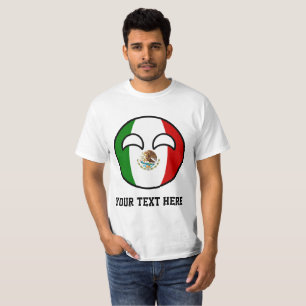 T-shirt Le Mexique Geeky tendant drôle Countryball