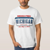 T-shirt Le Michigan sans fumée ! (Devant)