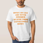 T-shirt Le miel énumèrent (Devant)