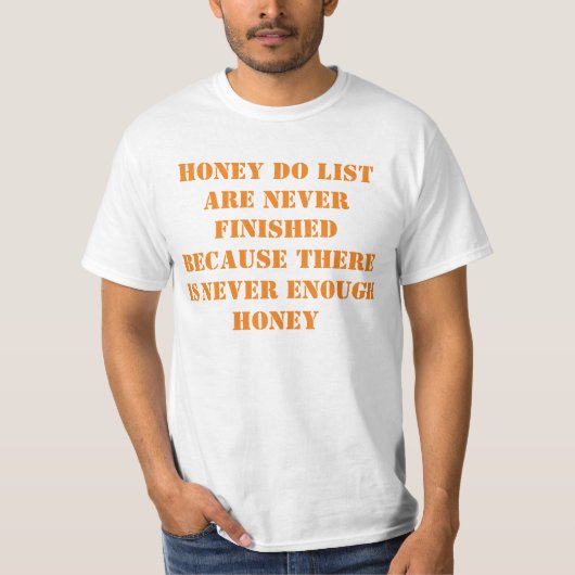 T-shirt Le miel énumèrent (Devant)