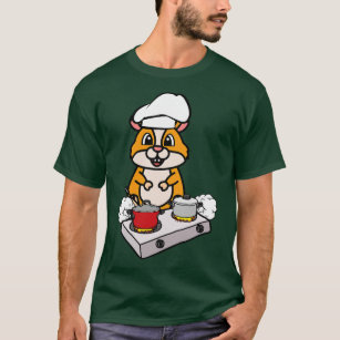 T-shirt Le mignon hamster est cuisine