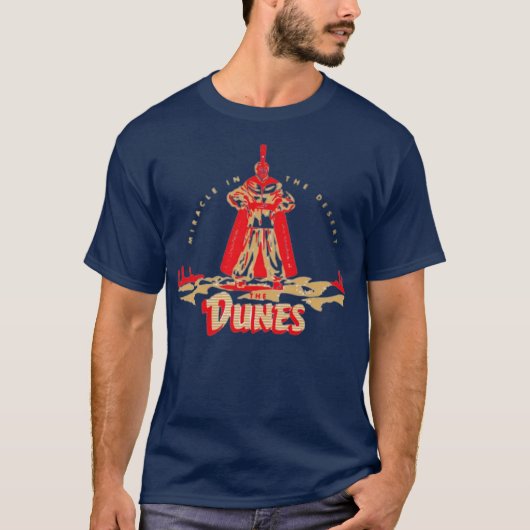 T-shirt Le Miracle des dunes dans le désert - Las Vega Vin (Devant)