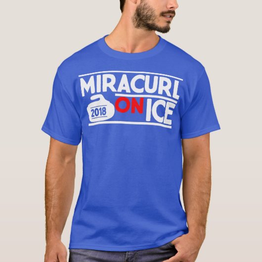 T-shirt Le Miracurl sur Ice Novelty USA Curling (Devant)