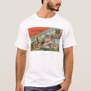 T-shirt Le Missouri (bâtiment capital) - grande lettre