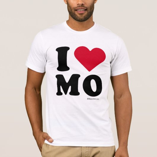 T-SHIRT LE MISSOURI - "J'AIME LE MOIS" "QUE J'AIME LE (Devant)
