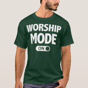T-shirt Le mode de culte de la louange chrétienne