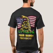 T-shirt Le Modèle de la campagne ne me touche pas (Dos)