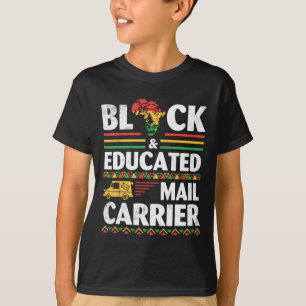 T-shirt Le Mois Africain De L'Histoire Noire Noir Et instr