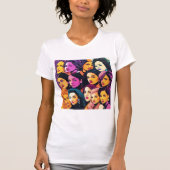 T-shirt Le Mois de l'histoire des femmes célèbre (Devant)