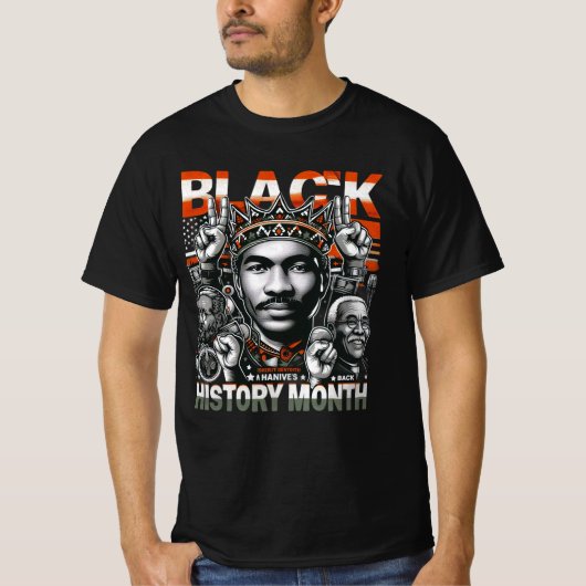 T-shirt Le Mois de l'histoire des Noirs (Devant)