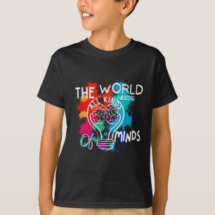 T-shirt Le Monde A Besoin De Toutes Sortes D'Autisme
