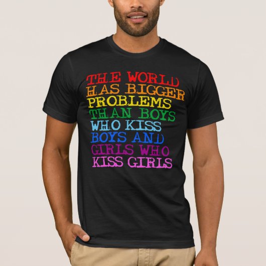 T-shirt Le monde a de plus gros problèmes (Devant)