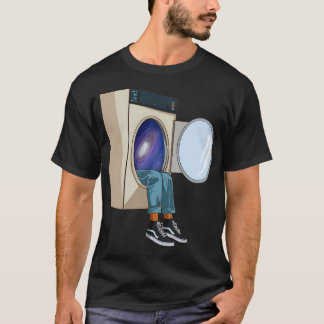 T-shirt Le Monde De L'Espace En Washer