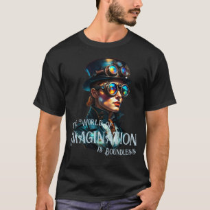 T-shirt Le monde de l'imagination est sans frontières Stea