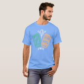 T-shirt Le monde de Rulehe commence avec un cadeau de café (Devant entier)