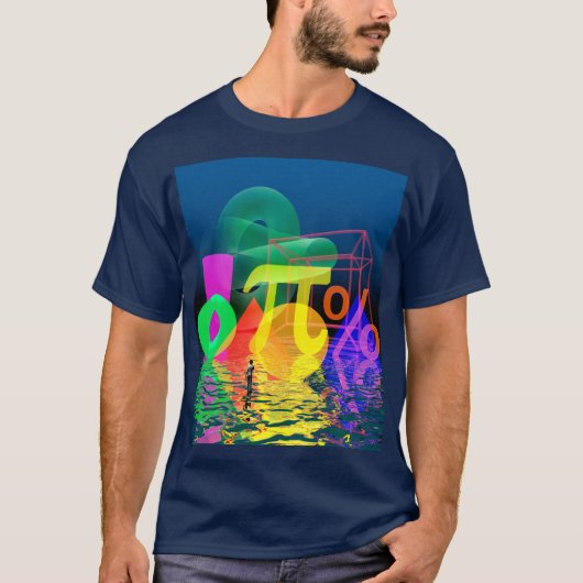T-shirt Le monde des mathématiques (Devant)