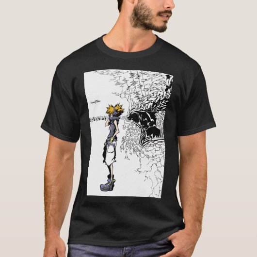 T-shirt Le Monde Se Termine Avec Vous - Neku Classic T-Shi (Devant)