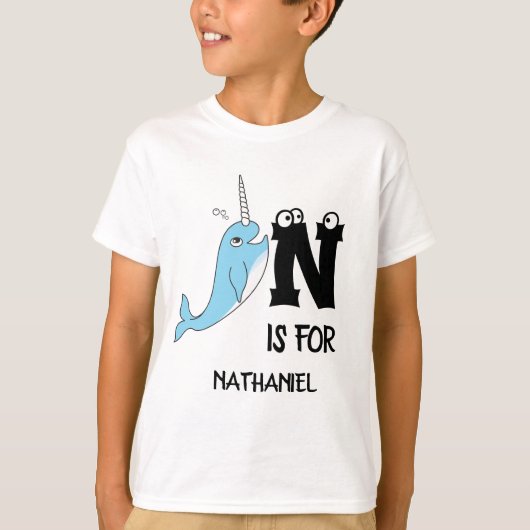 T-shirt Le monogramme N personnalisé est destiné à la band (Devant)