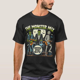 T-shirt Le Monster Mix Rockin Éffrayant Beats