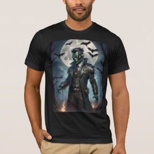 T-shirt Le monstre de Halloween Steampunk Frankenstein